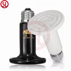 100W ইনফ্রারেড সিরামিক হিটার সরীসৃপ তাপ ল্যাম্প